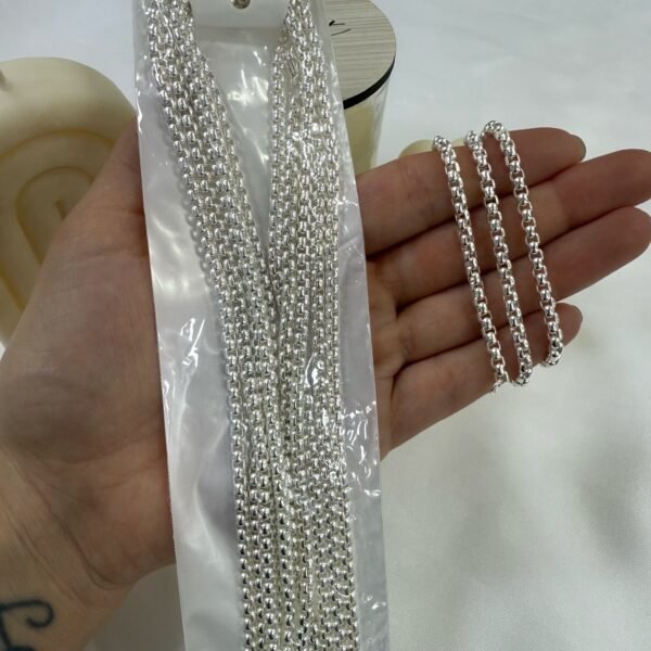 a kit x 5 cadenas rolo cuadrada gruesa x 45cm A.B