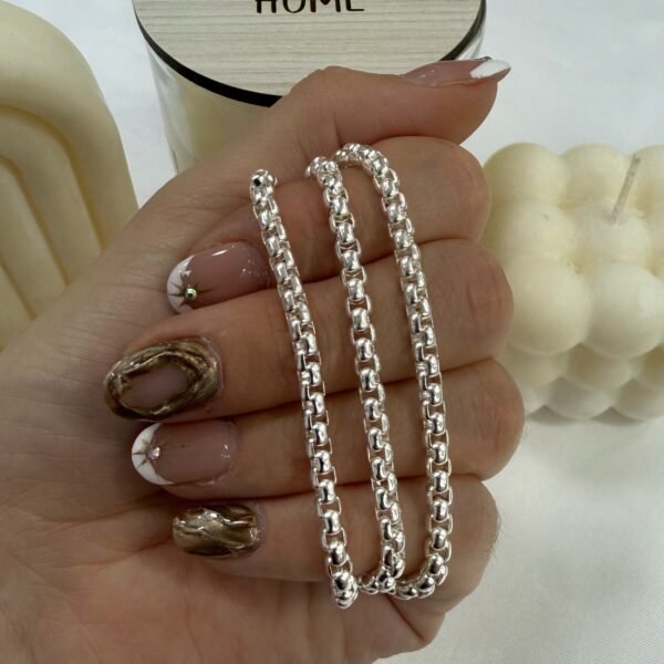 Cadena rolo cuadrada gruesa x45cm