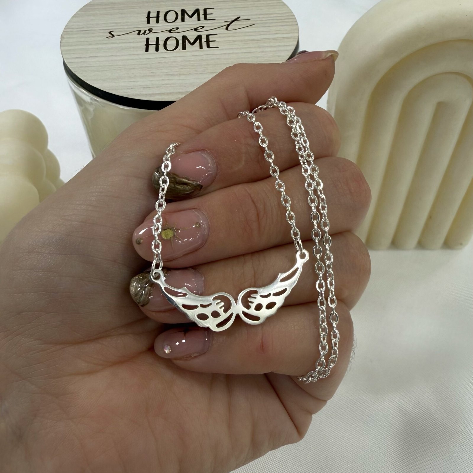 a conjunto cadena con centro alitas