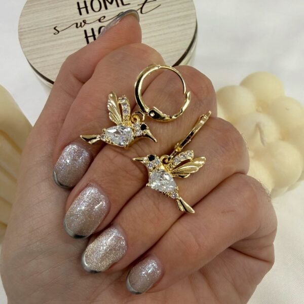 aros a argollas Acero dorado mod 12 (colores varios)