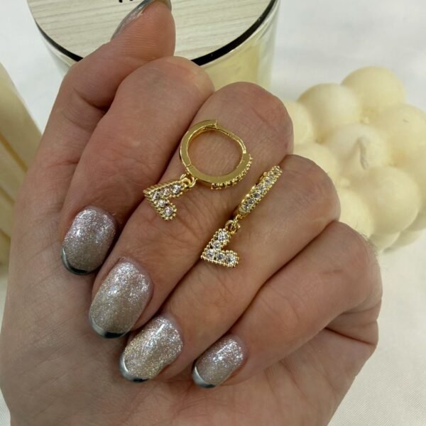 aros a argollas Acero dorado mod 13