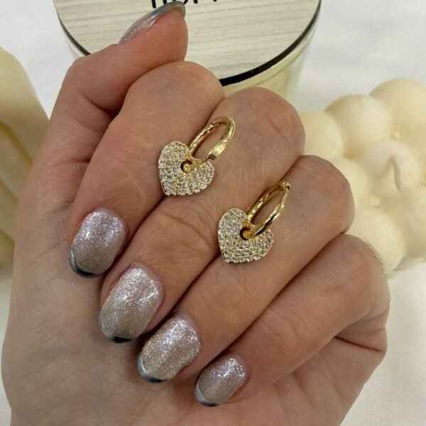 aros a argollas Acero dorado mod 11