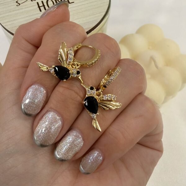 Alternative view of aros a argollas Acero dorado mod 14 (colores varios)