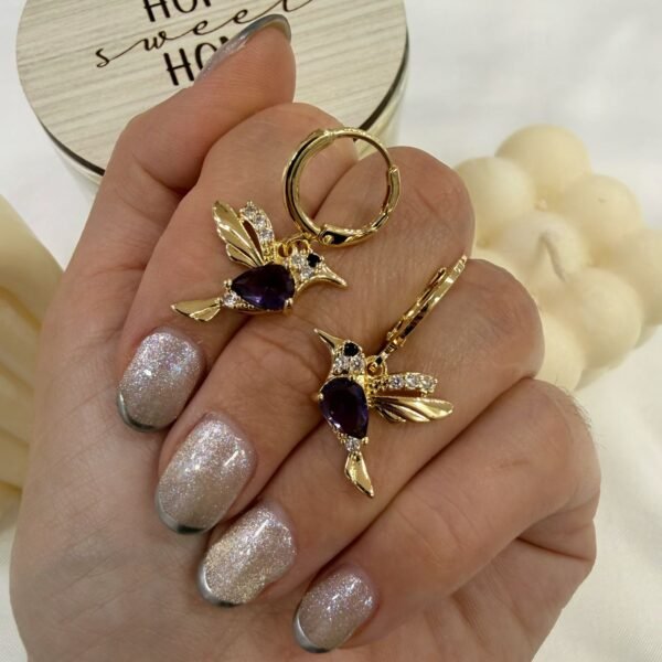 Alternative view of aros a argollas Acero dorado mod 12 (colores varios)