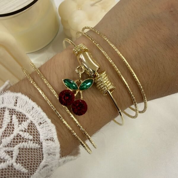 carton x 5 esclavas doradas multidijes pandor 11