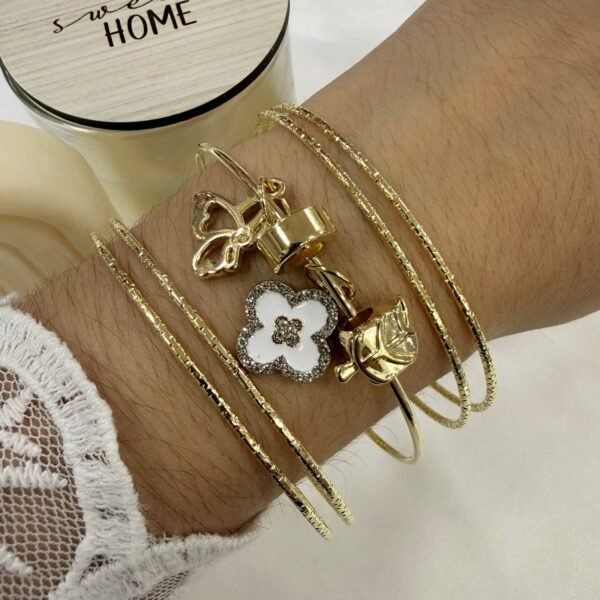 carton x 5 esclavas doradas multidijes pandor 7