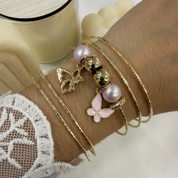 carton x 5 esclavas doradas multidijes pandor 6