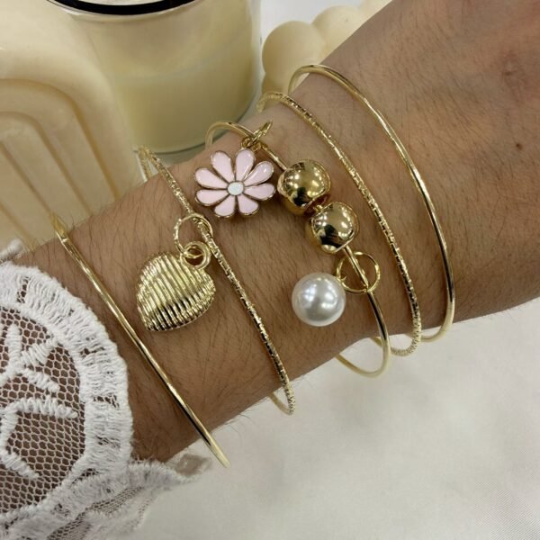 carton x 5 esclavas doradas multidijes pandor 12