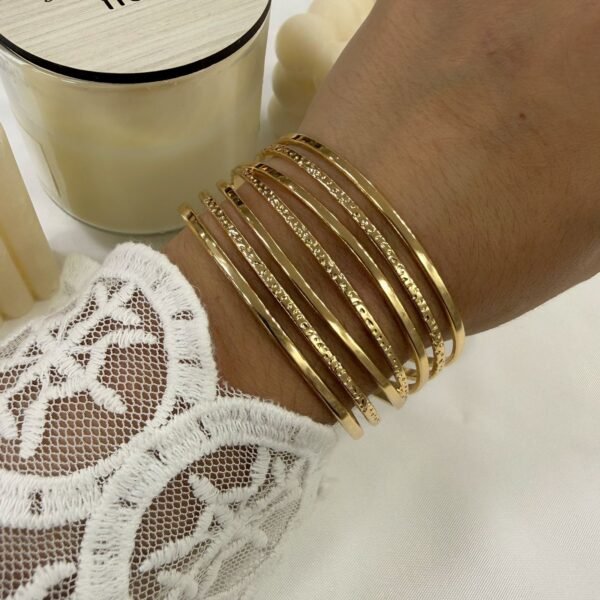 esclavas  doradas mod 8