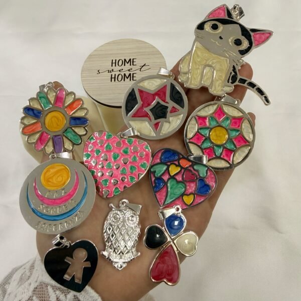 a a a kit x 10 dijes acero blanco mod 1