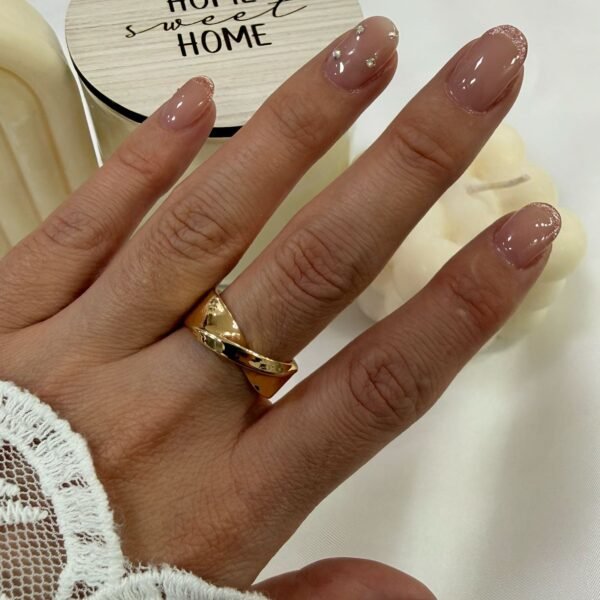 anillo dorado diseño 5