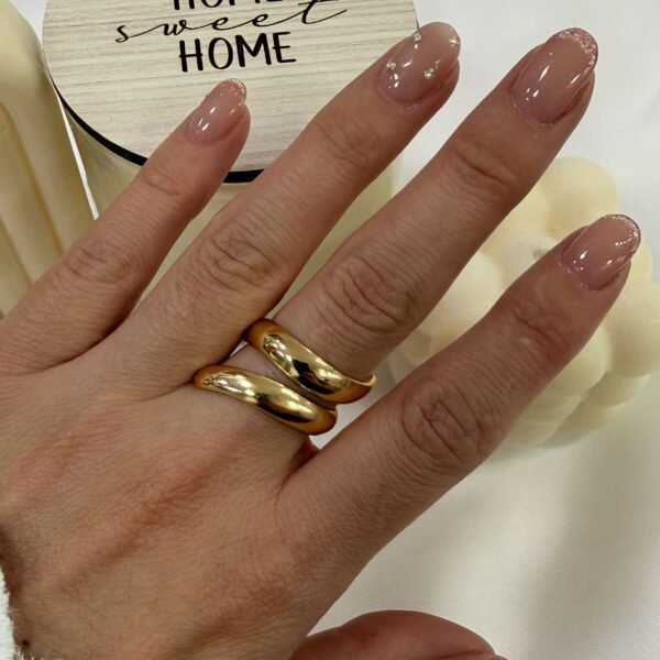 anillo dorado diseño 7