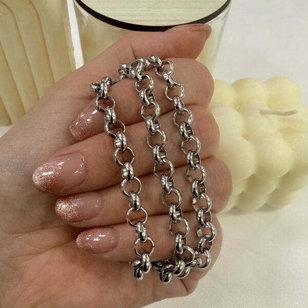 Cadena rolo  x 50cm a.q