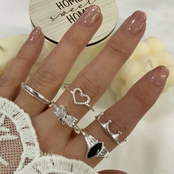 0 kit x 5 anillos A.B talles variados modelo 9