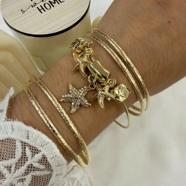 carton x 5 esclavas doradas multidijes pandor 2