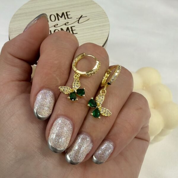 Alternative view of aros a argollas Acero dorado mod 8