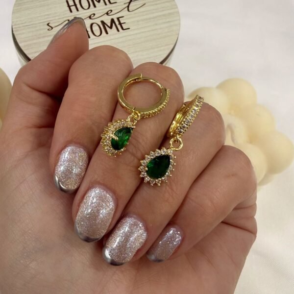 aros a argollas Acero dorado mod 9