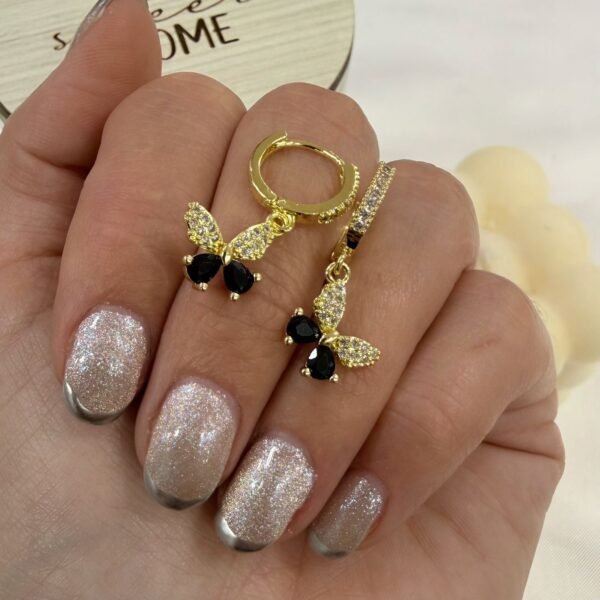 aros a argollas Acero dorado mod 8