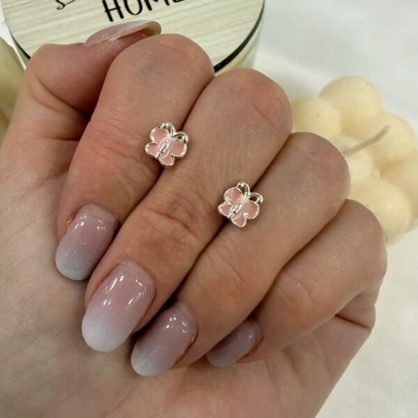 aros esmaltados mod mariposa