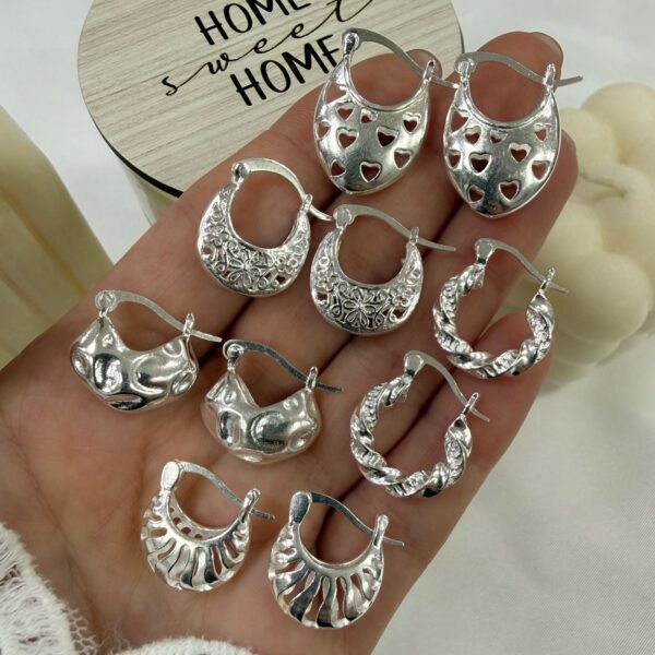 a a argollas CANASTA kit x 10 pares surtidos mod 3