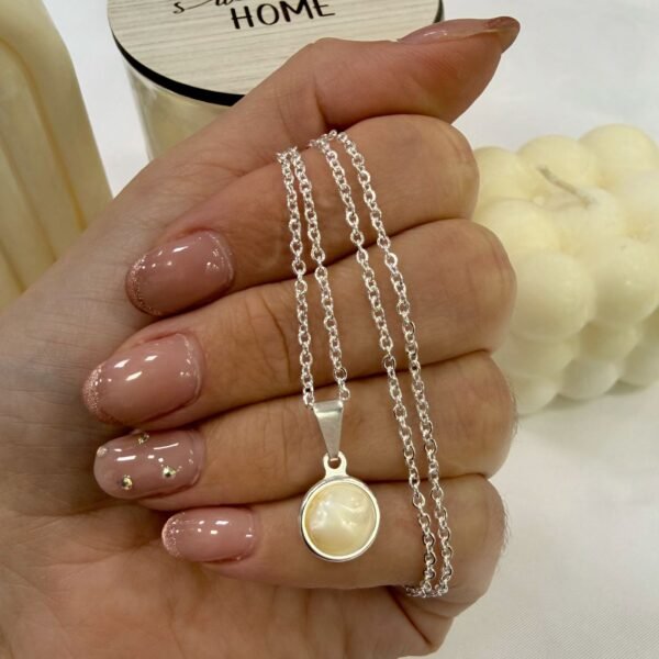 a conjunto abi 10 con cadena acero blanco de regalo