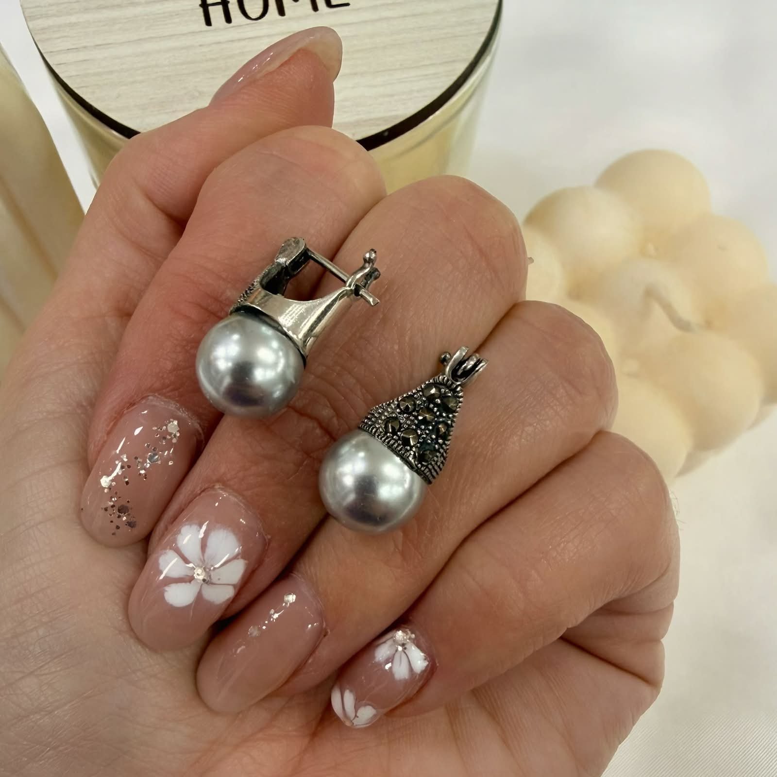 argollas lady di mediano gris