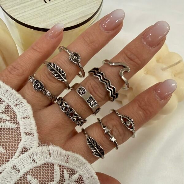 a 0 set x 10 anillos modelo 8