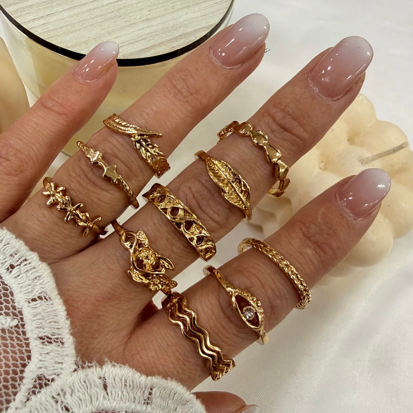 a 0 set x 10 anillos modelo 10