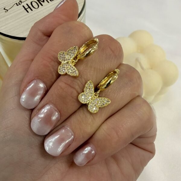 aros a argollas Acero dorado mod 40