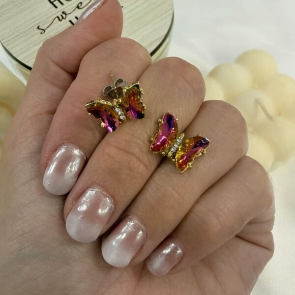 Alternative view of aros a argollas Acero dorado mod 43 (colores surtidos)