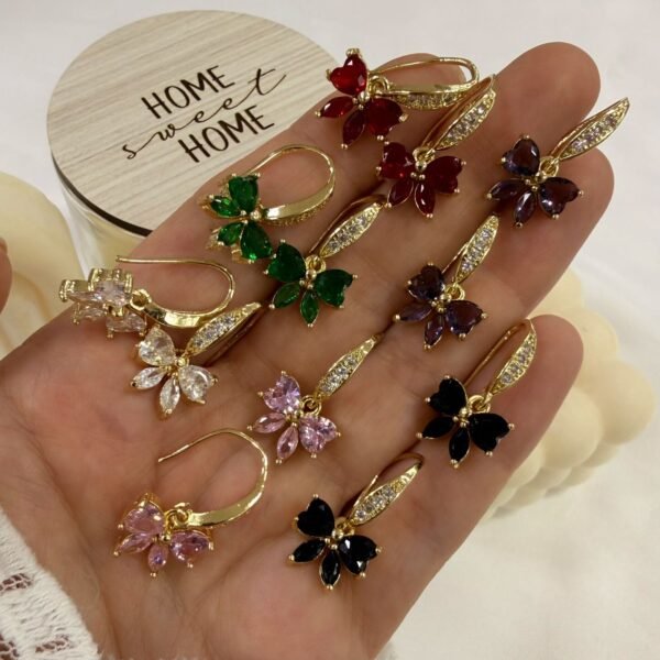 aros a argollas Acero dorado mod 41 (colores surtidos)