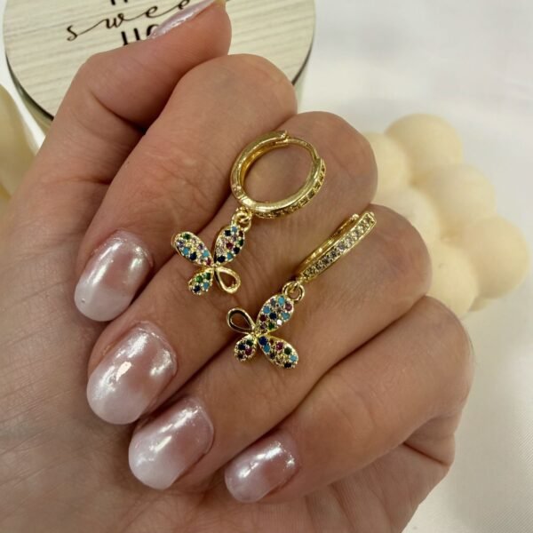 aros a argollas Acero dorado mod 52