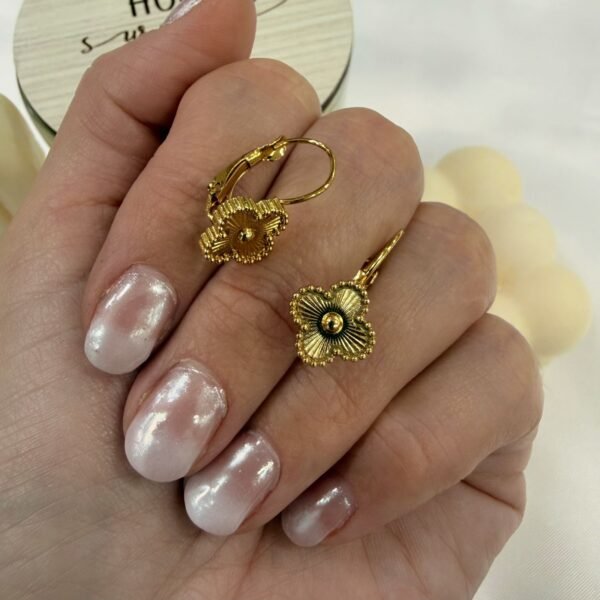 aros a argollas Acero dorado mod 36