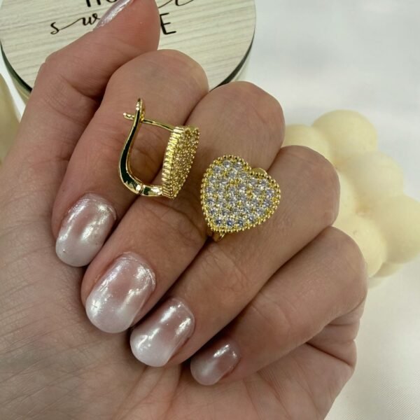 aros a argollas Acero dorado mod 46