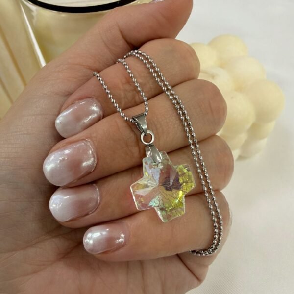 D conjunto cruz equilibrio  con cadena bolitas a.q