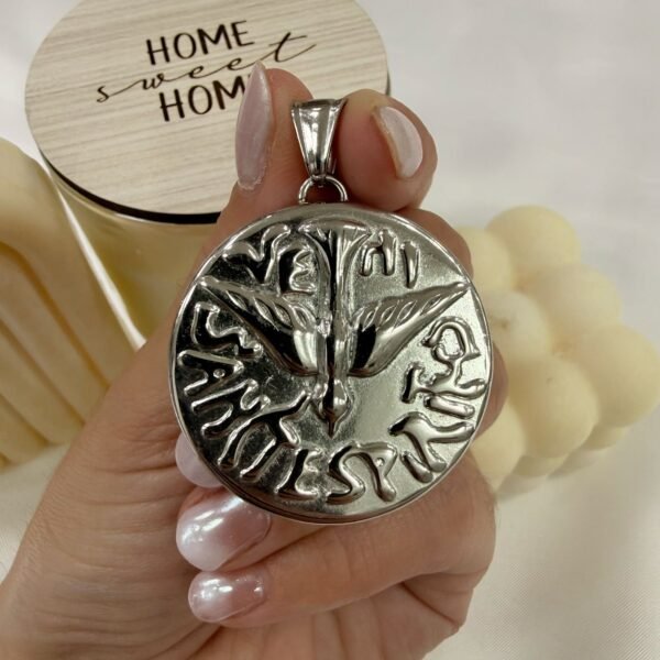 a dije medalla espiritu santo 3.5cm