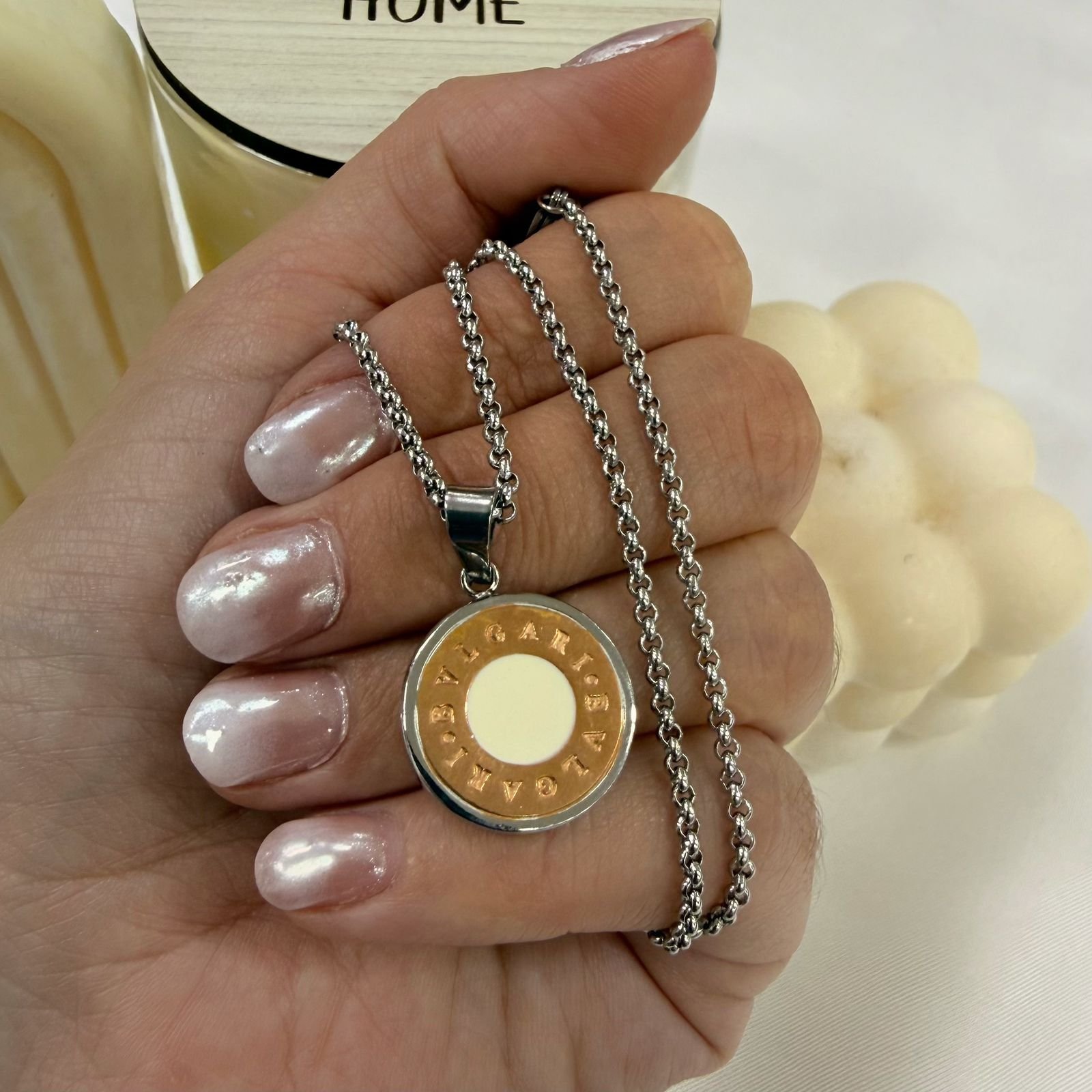 D conjunto tipo bul reversible con cadena rolito a.q - Image 2