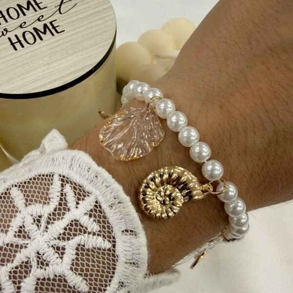 pulseras/tobilleras doradas mod J