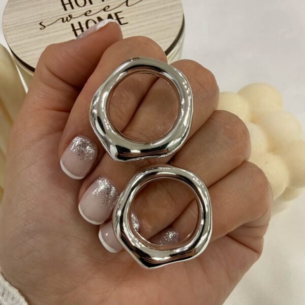 aros plateados inflados mod A