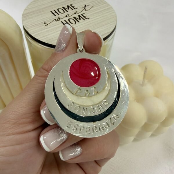 a Dije esmaltado frases