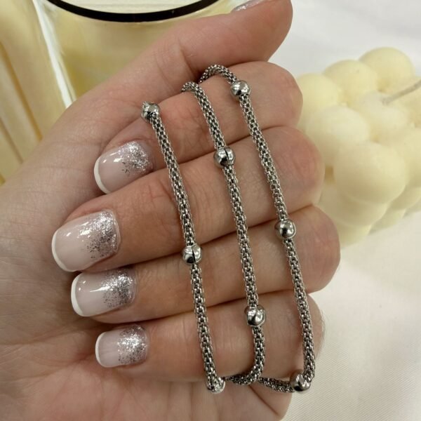 cadena con bolitas 45cm a.q