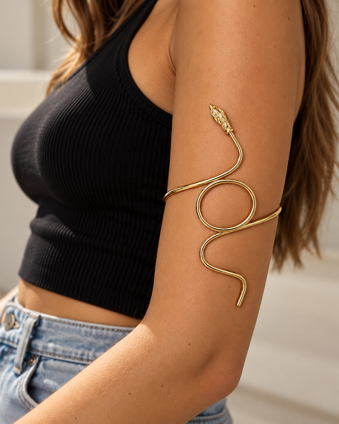 brazalete dorado mod 7