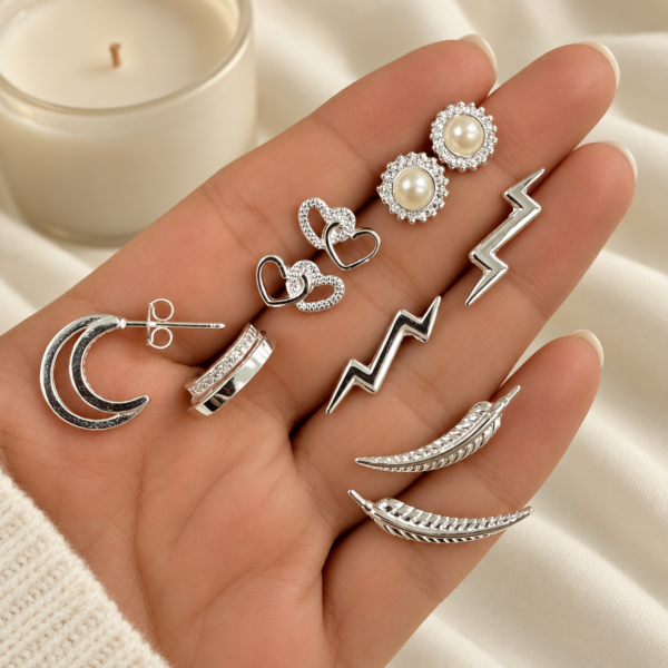 0a kit x 5 pares aros riu 18