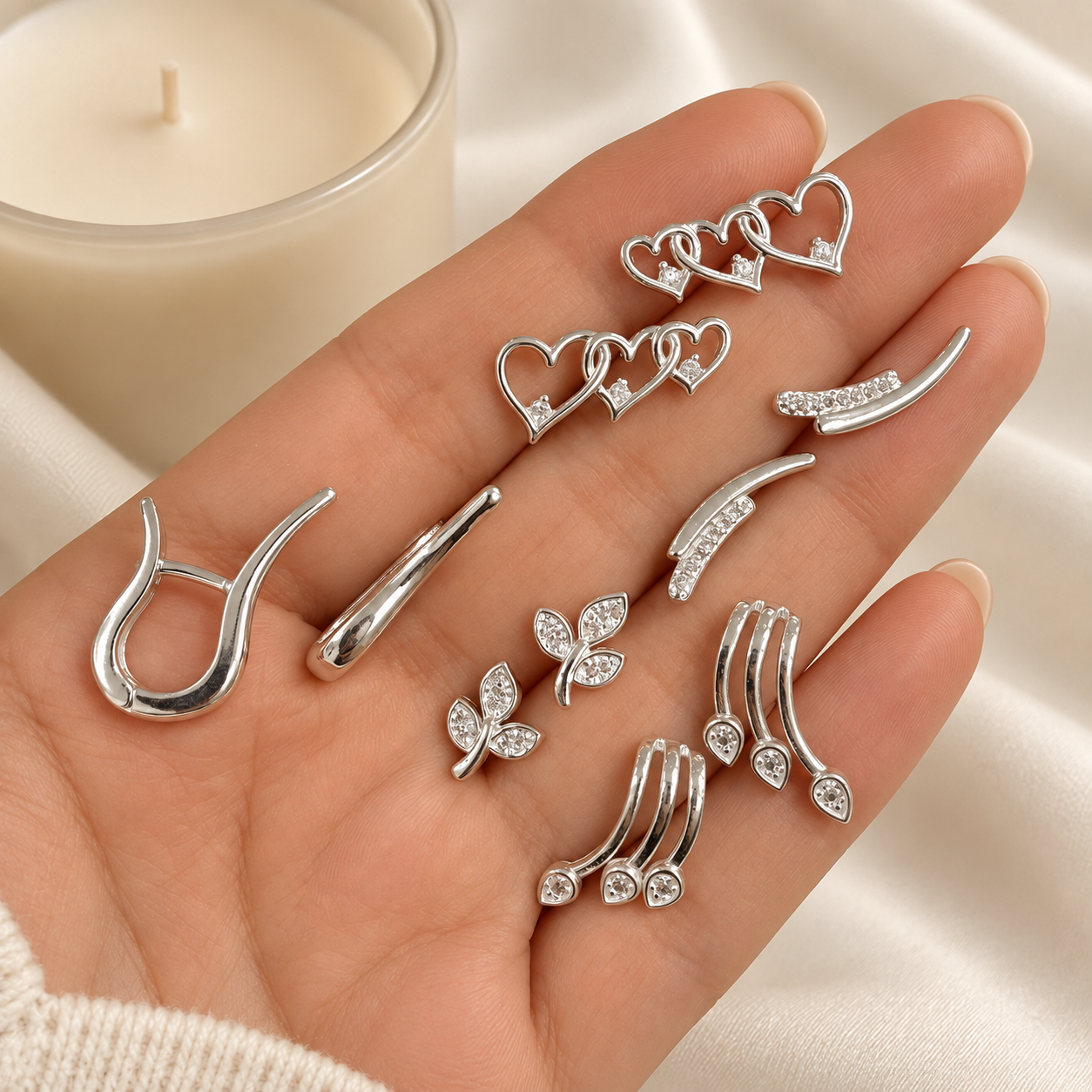 0a kit x 5 pares aros riu 33