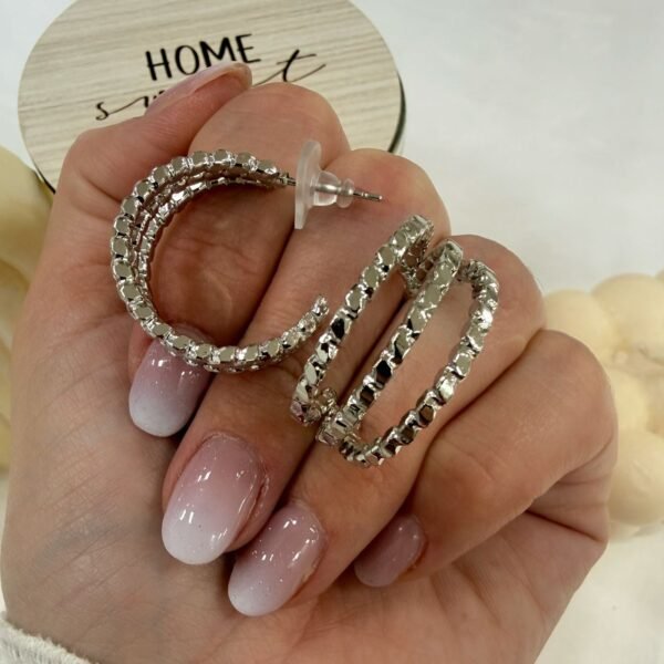 aros plateados mod R