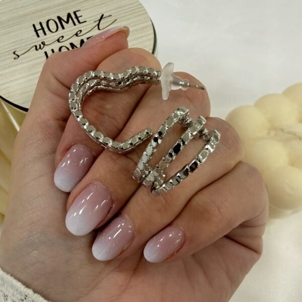 aros plateados mod T