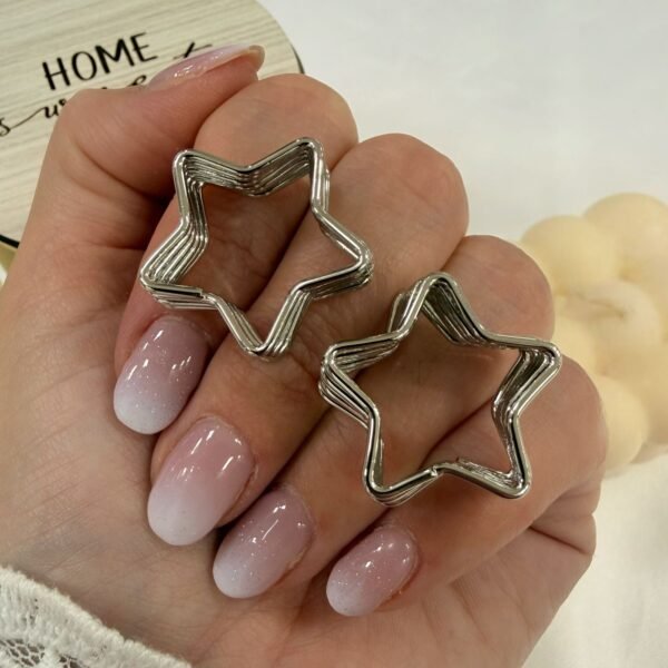 aros plateados mod O