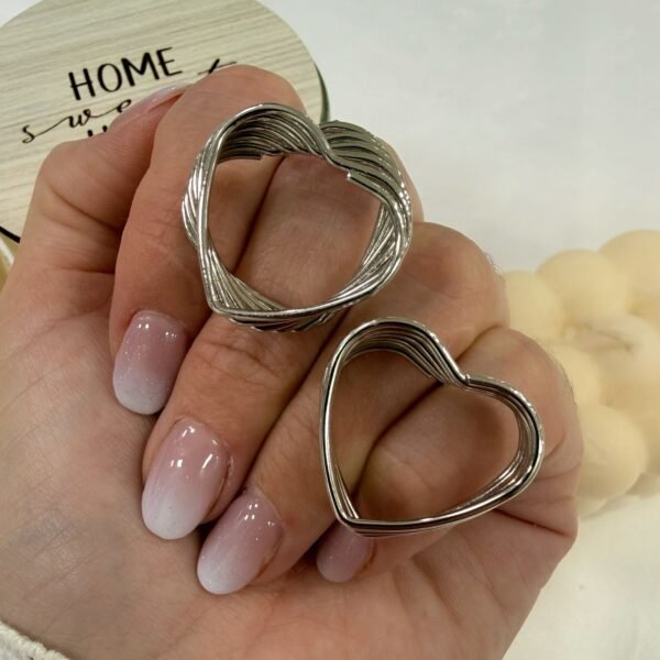 aros plateados mod P