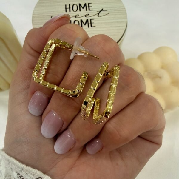 aros dorados mod 1 S