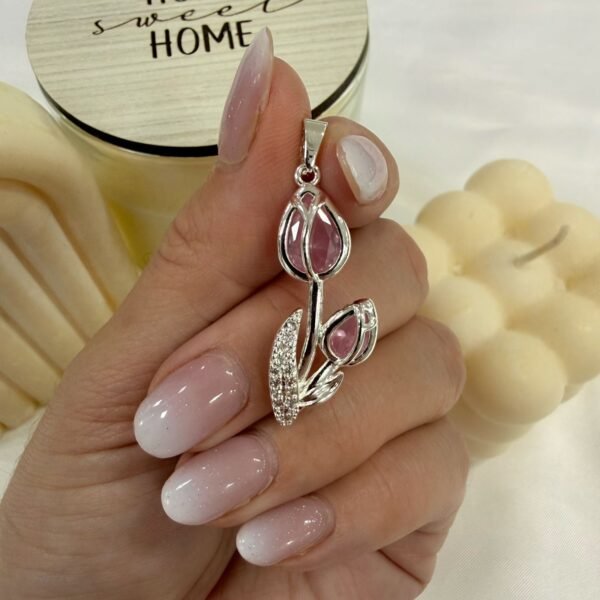 a a dije 0 tulipan rosa a.b